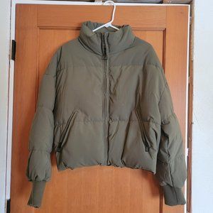 Beginning Boutique Remi Puffer Jacket - Green